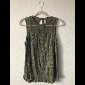 Olive Green Tank Top
